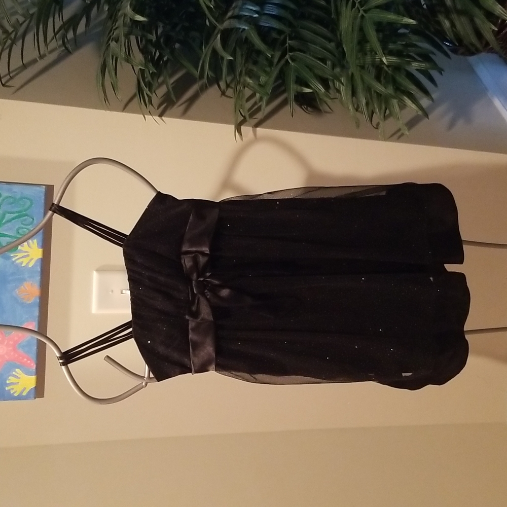 NWT Black holiday/formal dress girls size 7